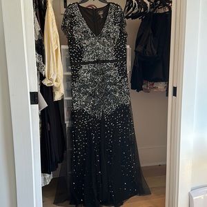 Adrianna Papell Gown beaded sequin
